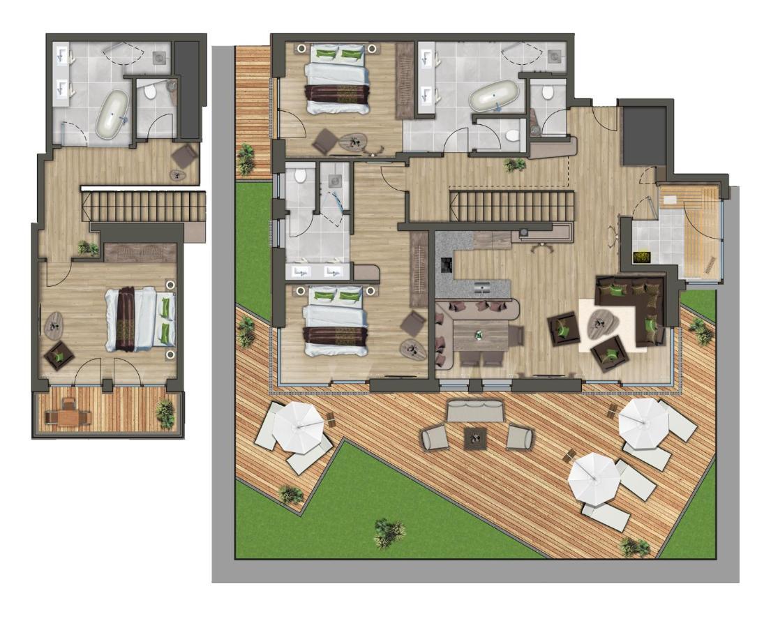 Apartmenthaus Wiesenhof Aschau Im Zillertal Exteriér fotografie
